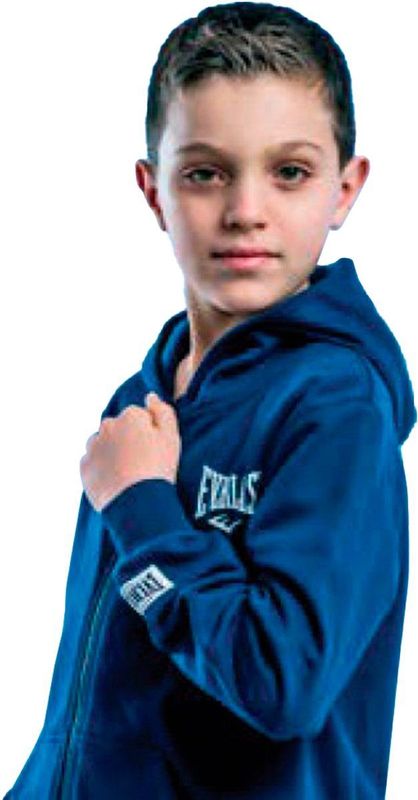 Everlast - LFS FW Basic - Sweatshirt - Blauw - Volledige Ritssluiting