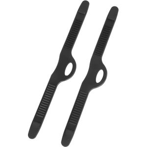Adjustable Rubber Fin Straps Band for Swimming Diving - Size Large .