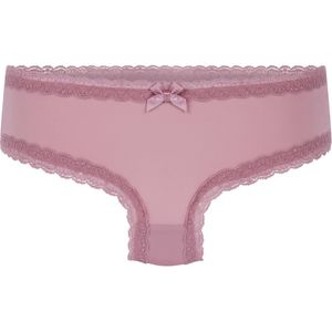 Hunkemöller Dames Lingerie Brazilian v-shape London - Roze - maat XS