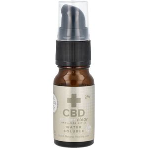 CBD 2% active clear 10ML - voor Nebulizer (navulling) - 200MG CBD - CBD water oplsobaar