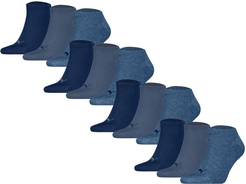 Puma - Sneakersokken - Effen - 12-pack