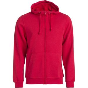 Clique Basic Hoody Full Zip 021034 - Rood - S