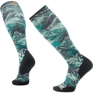 Smartwool Unisex Skisokken Print Targeted Cushion Groen