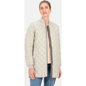 camel active Doorgestikte jas gemaakt van gerecycled polyester - Maat womenswear-38 - Sand
