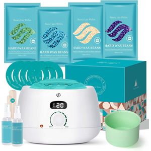 Equivera Wax Apparaat - Ontharingsapparaat - Geschikt voor Ontharen van het hele Lichaam - Wax Set - Wax Bonen - Waxen