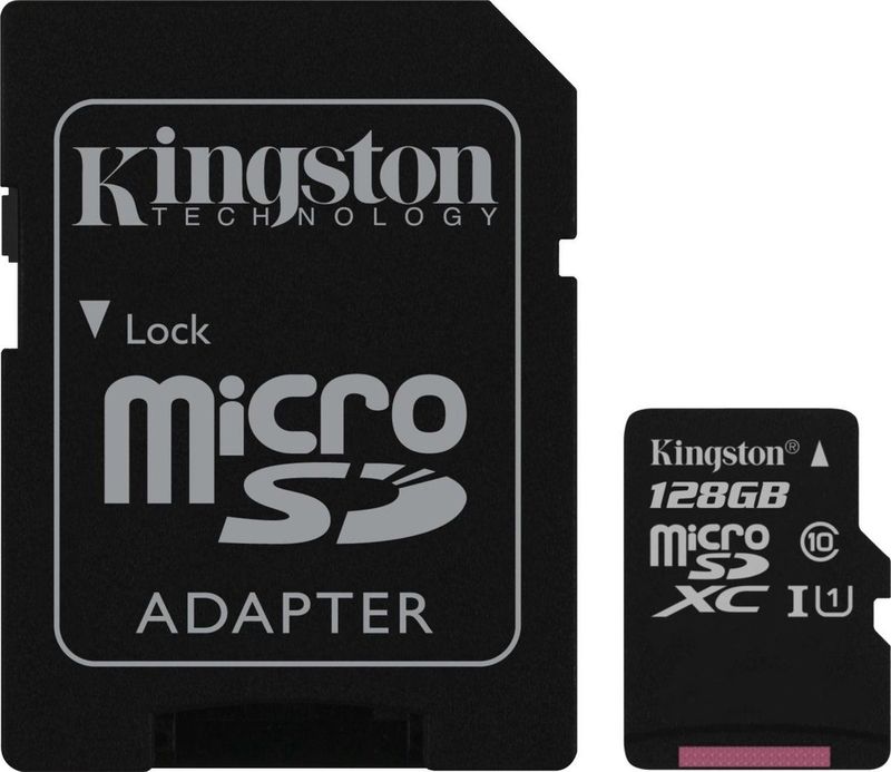 Kingston Technology Canvas Select 128 GB MicroSDXC UHS-I Klasse 10