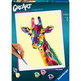 Ravensburger CreArt Giraffe - Schilderen op nummer voor volwassenen - Hobbypakket