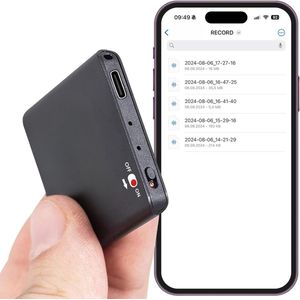 Lexium Afluisterapparatuur - Afluisterapparatuur op afstand - Afluisterapparatuur spy - Voice Recorder - Dictafoon