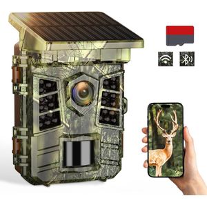 Wildcamera - Bewegingssensor camera - Nachtzicht - Dieren spotten - Boscamera - Buiten camera - Wildlife observeren - Beveiligingscamera natuur - Jachtcamera - Onopvallende camera - Buitenobservatie - Natuurfotografie - Dierensporen vastleggen - Time