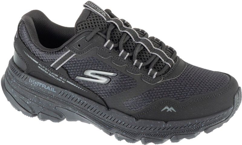 Skechers - Go Run Trail Altitude 2.0 - Hardloopschoenen - Zwart - Natuurlijk Leder