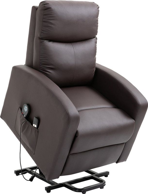 HOMCOM - Massagestoel - met Massagefunctie - en Opsta-Ondersteuning - 700-107V91