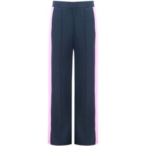 Fluresk - Ewan Pants - Wide Leg Broek - Midnight Blue