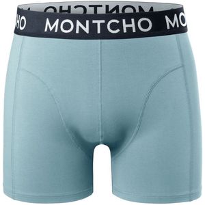 MONTCHO - Dazzle Series - Boxershort Heren - Onderbroeken heren - Boxershorts - Heren ondergoed - 1 Pack - Lichtblauw - Heren - Maat 3XL