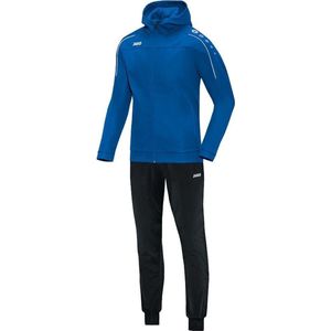 Jako - Hooded Tracksuit Classico Junior - Polyesterpak met kap Classico - 128 - Blauw