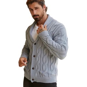 Livano Cardigan Dames - Vest - Knopen - Warm - Gebreid Vest - Bruin - S