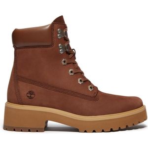 Timberland - CARNABY COOL MID LACE UP BOOT - Veterboots - Medium Brown Nubuck - Winterlaarzen