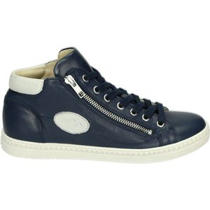 AQA Shoes A8512 - VeterlaarzenHoge sneakersDames sneakersDames veterschoenenHalf-hoge schoenen - Kleur: Blauw - Maat: 40