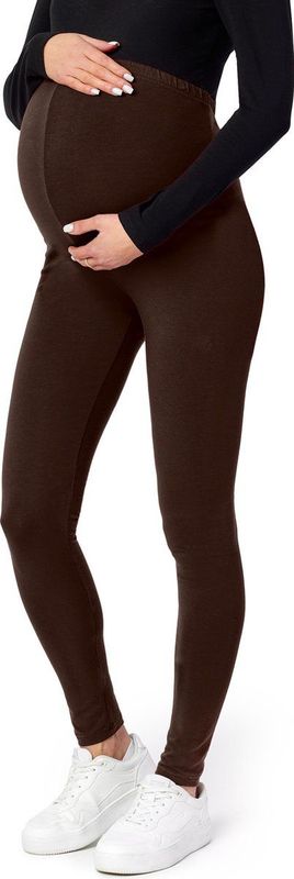 Be Mammy - BE-Leggings-02 - Zwangerschapsleggings - Zwart - Lang - Viscose - Elasthan