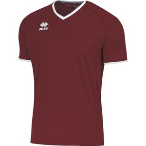 T-Shirt Errea Lennox Jersey Mc Jr 03100 Granaat Wit - Sportwear - Volwassen