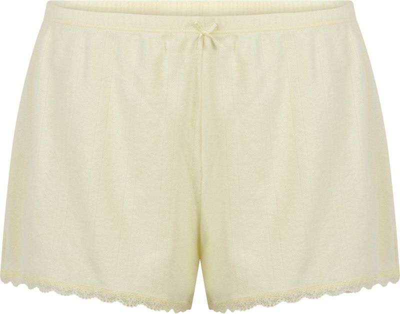 Hunkemöller - Pyjamabroek - Pasteelgeel