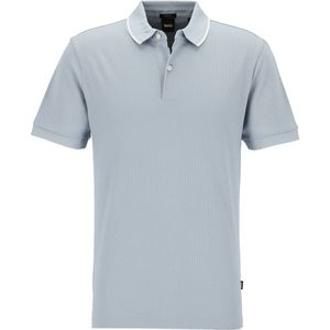 BOSS - Prout - Heren Polo - Lichtblauw - Pique
