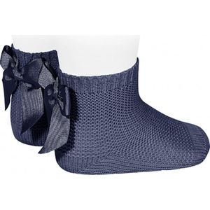 Cóndor sokken met strik | 2007/4 | Donkerblauw | 6-12 mnd | maat 0