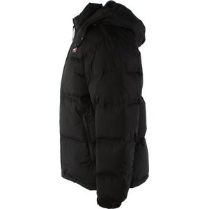 Tommy Hilfiger - Nylon Winterjas - Zwart - Heren - Gewatteerd patroon