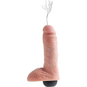 Pipedream King Cock Squirting Cock Dildo - 8 Inch - Flesh
