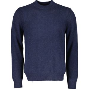 Anerkjendt Akrico Lambswool Knit Truien & Vesten Heren - Sweater - Hoodie - Vest- Donkerblauw - Maat M