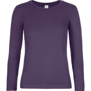 B&C #E190 Ladies' T-shirt long sleeve CGTW08T - Urban Purple - M