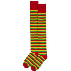 Vastelaovend - Kniekousen - Rood/Geel/Groen - 1 paar
