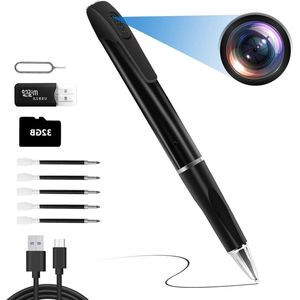 Spycam/Spioncamera 1080p HD draagbare micro-camera met 32 GB geheugenkaart - Onopvallende bewakingscamera