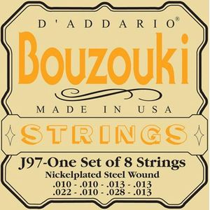 D'Addario J97 Nickel Wound Greek Bouzouki 8 Strings