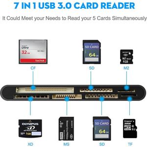 Rocketek 7 in 1 Cardreader USB 3.0