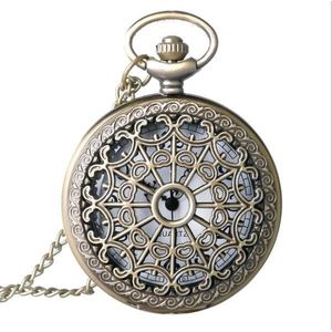 Treasure Trove Vintage Lange Ketting Opengewerkt Horloge - Kettinghorloge - Dames - 82 cm - Ø 4,5 cm