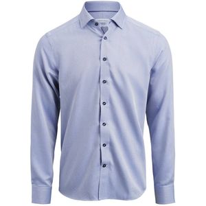 J.Harvest & Frost HEMD YELLOW BOW 55 SLIM 2905502 - Mid Blue - M