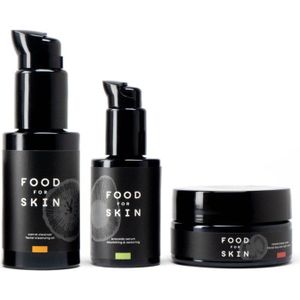 Food for Skin Set Avocado 55+ - Natuurlijke Gezichtsverzorging voor de Rijpe of Droge Huid - Vegan