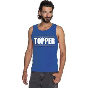 Toppers Topper  mouwloos shirt / tanktop blauw voor heren XL