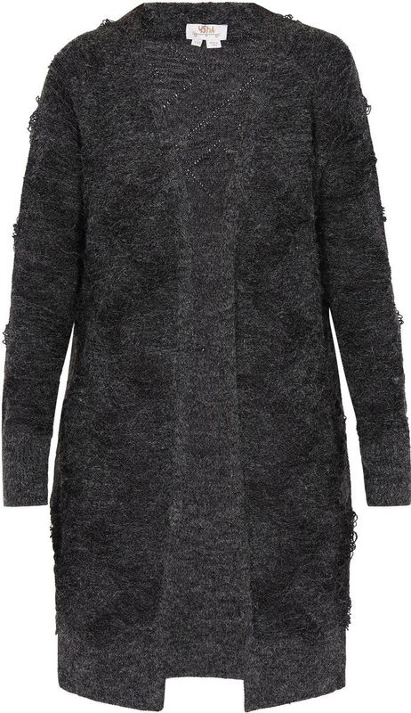 usha - FESTIVAL - Gebreid Vest - Zwart