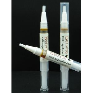 3x Kalknagelolie Pen met Kwast - 100% Natuurlijk - Neemolie