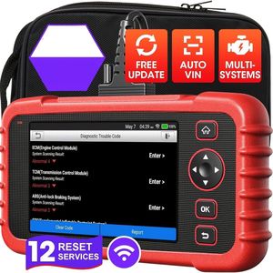 OBD2 Diagnoseapparaat – Auto Scanner – Foutcode Lezer – Diagnosetool – Auto Uitlezer – 4 Systeemdiagnoses Motor SRS AT/MT ABS – Reset Olie SAS EPB TPM – USB Met Wi-Fi Zonder Batterij