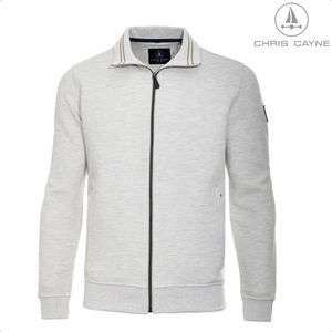 Chris Cayne heren vest - maat M - kit melange - honeycomb structuur - vest met rits - steekzakken met rits - structuur