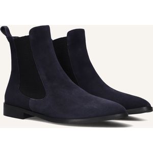 Notre-V - 47028 - Chelsea Boots - Blauw - Suède - Dames