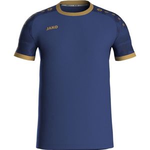 Jako Iconic Shirt Korte Mouw Kinderen - Navy / Chilirood | Maat: 116
