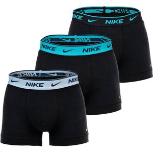 NIKE Underwear Boxershorts  turquoise / zwart / wit