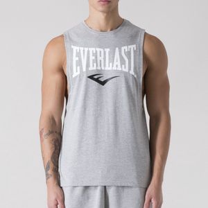 EVERLAST Mouwloos T-Shirt - Grijs Melange - Katoen