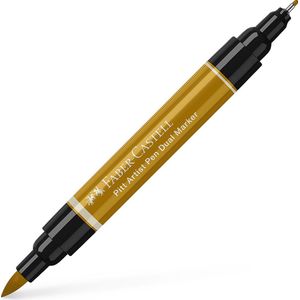 Faber-Castell tekenstift - Pitt Artist Pen - duo marker - 268 groen goud - FC-162168