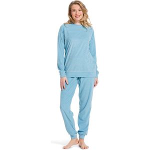 Pastunette - Dames Pyjama - Blauw - Badstof