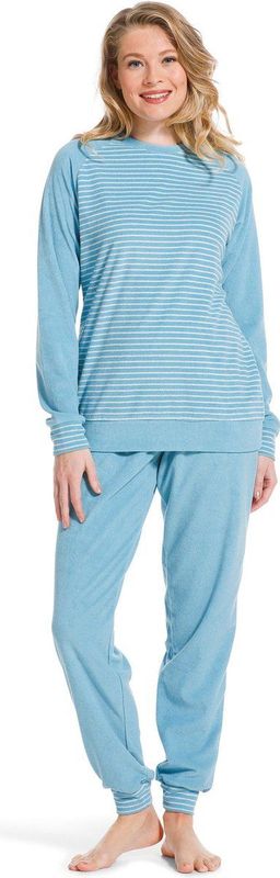 Pastunette - Dames Pyjama - Blauw - Badstof