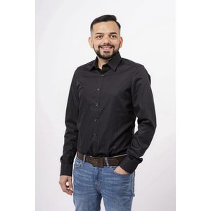 Marvelis Men´s Shirt Body Fit Long Sleeve MV679964 - Anthracite - 42